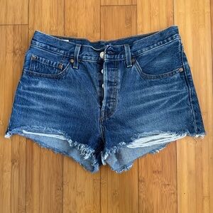 Levi’s 501 Denim Blue Women's Shorts